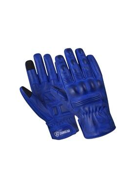 Motorcycle Gloves Racing Touchscreen Leather Armored Riding Biker Gloves Blue